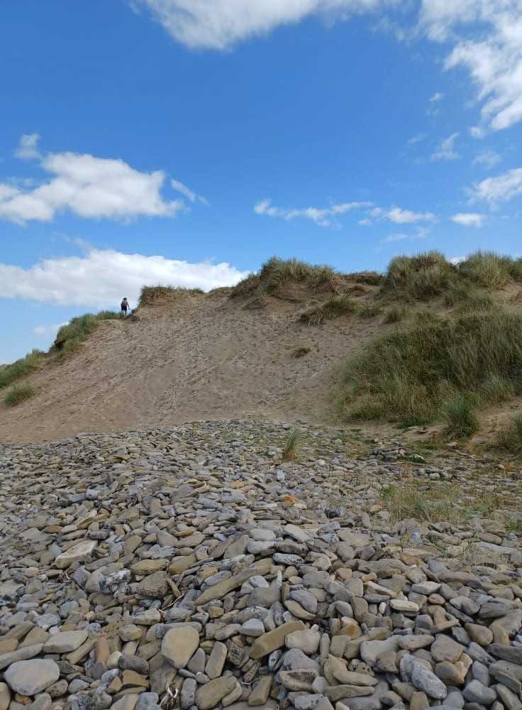 Sand dunes at Sligo in the Irish Republic